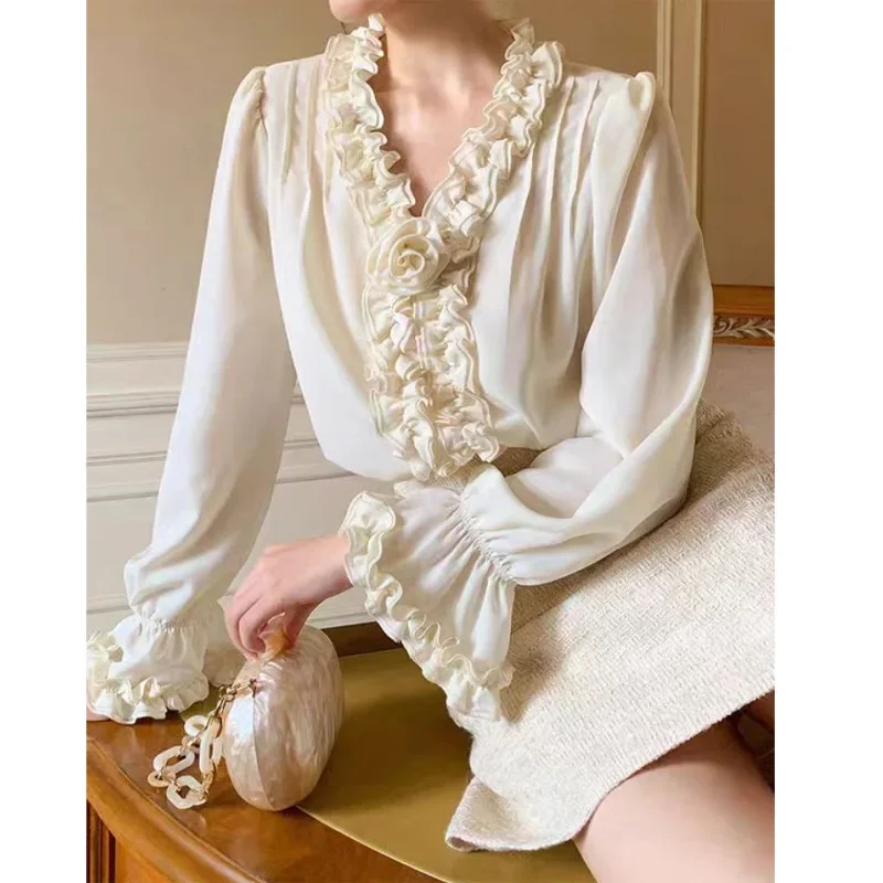 Embroidery Jersey - Pop français lourd broderie Rose à
