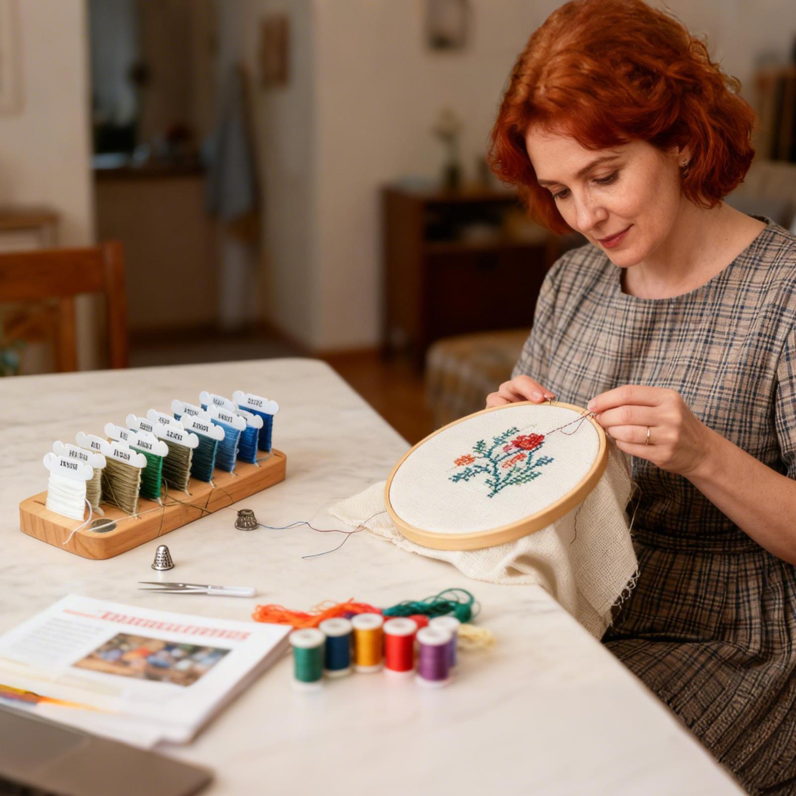 Embroidery Floss - Organisateur de fil à broder, support