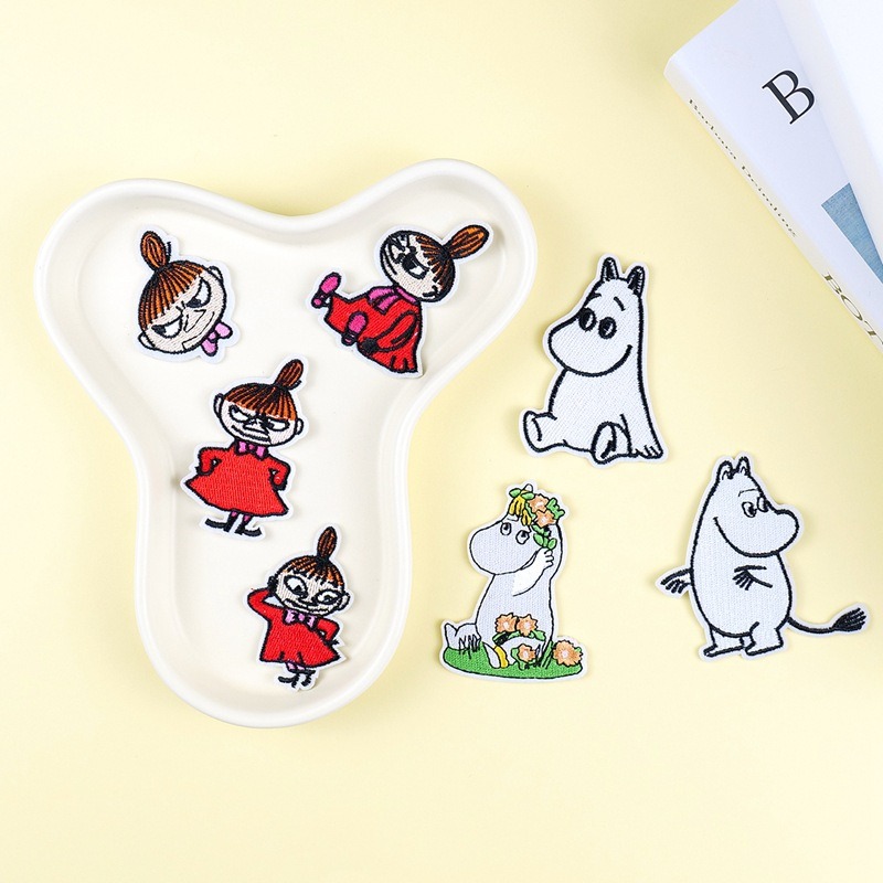 Embroidery Patches - Patchs brodés Moomin mignons de dessins