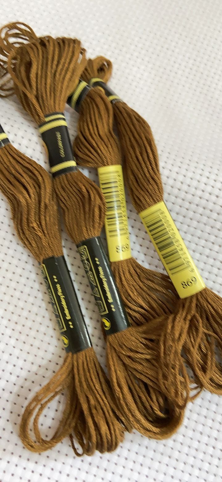 Dmc Floss Set - Fil à broder arc-en-ciel pour débutants,