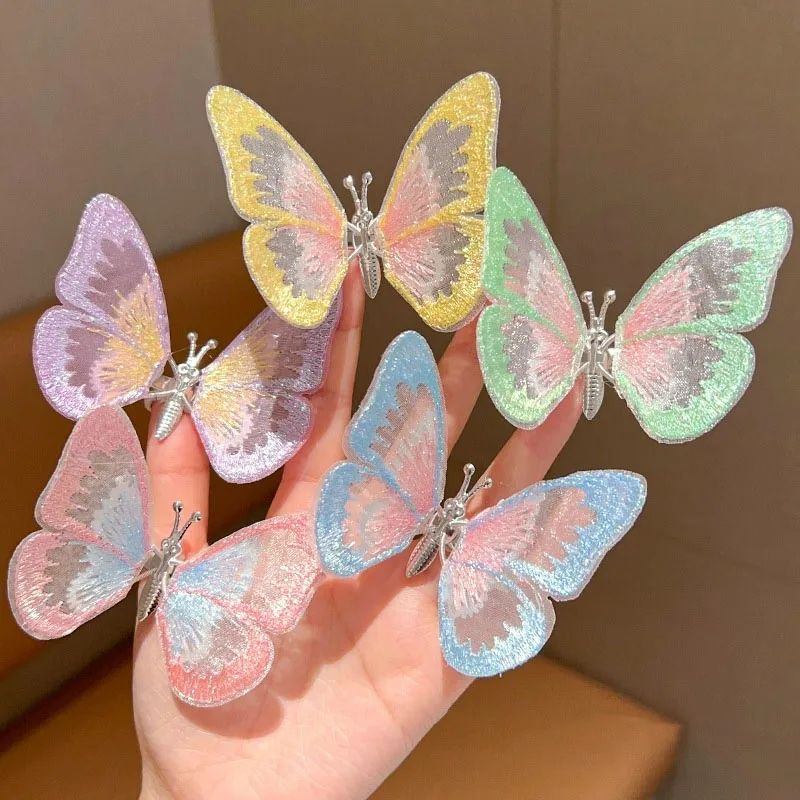 Embroidery Design 3D - 6/12 PIÈCES Broderie Papillon 3D Mobile
