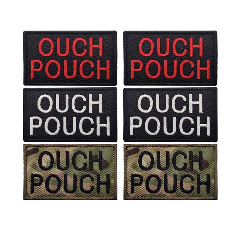 Embroidery Backpack Kit - Patchs brodés 8*5CM OUCH POUCH /