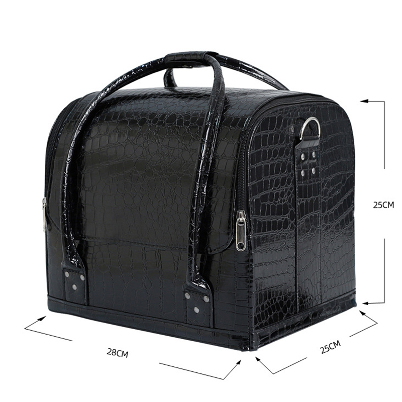 Embroidery Backpack Kit - Sac de Maquillage à Motif Crocodile,