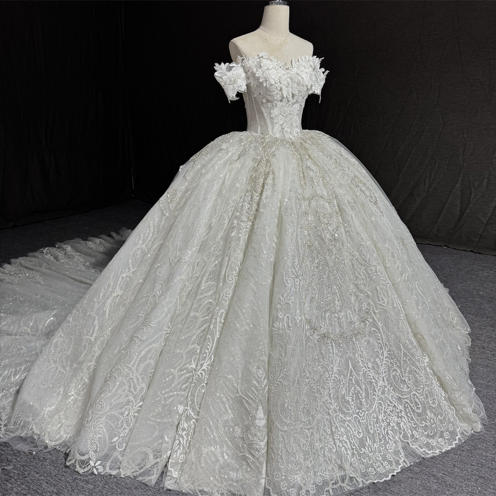 Embroidery Organza - Robe de mariée personnalisable, style sweetheart,