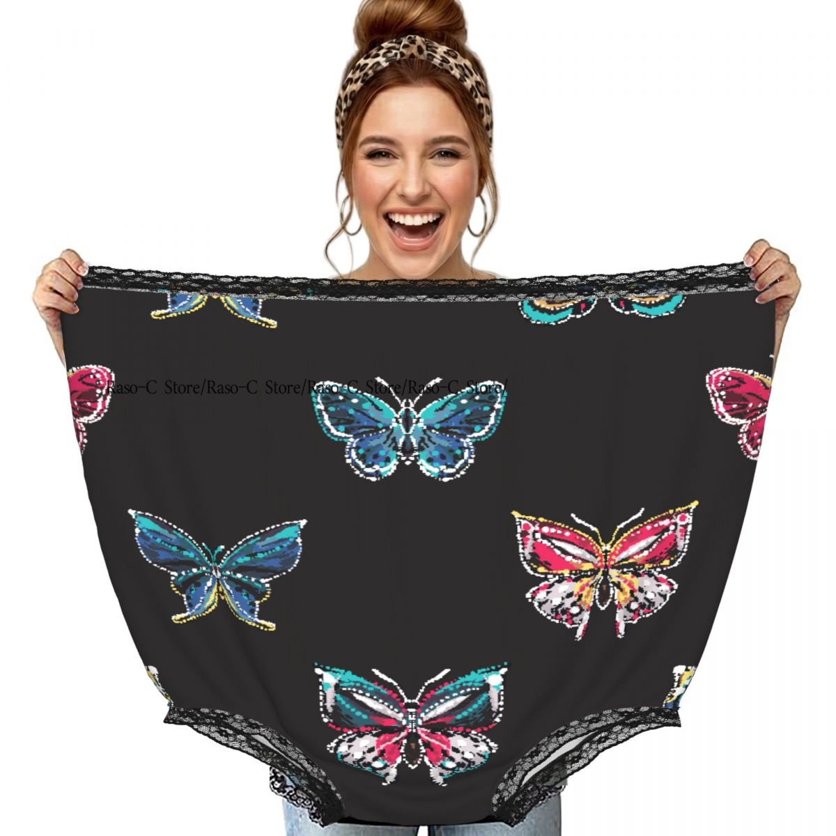 Embroidery Underwear - Culottes drôles pour grand-mère avec broderie