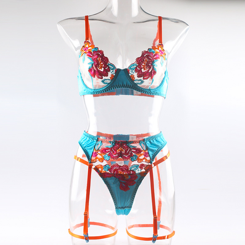 Ensemble érotique en dentelle  - Embroidery Underwear avis et prix