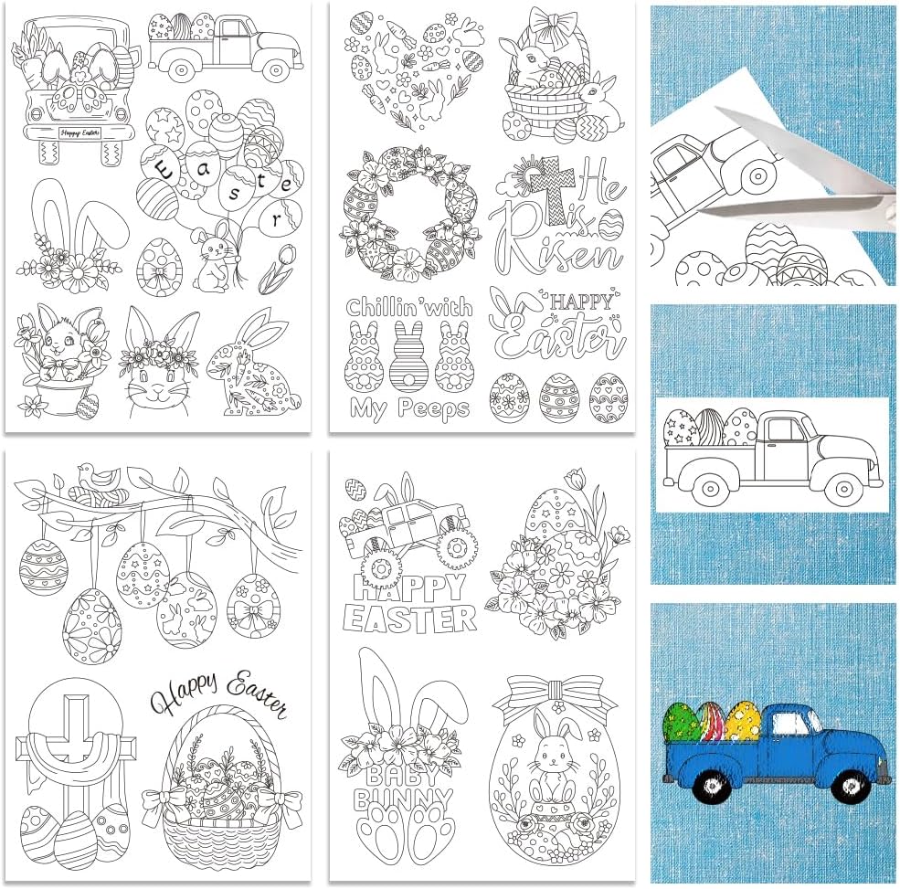 ORIGACH 4 Feuilles de Stabilis - Embroidery Design Patterns Flowers avis et prix