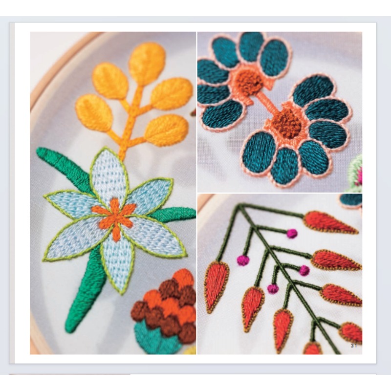 Motifs de broderie pour débuta - Embroidery Design Patterns Flowers avis et prix