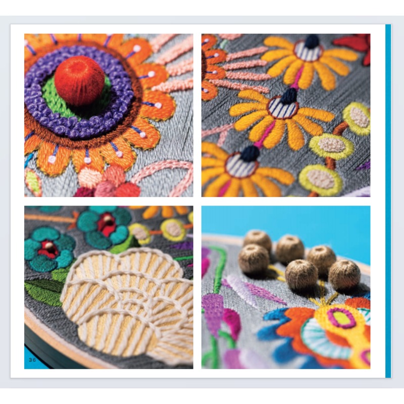 Motifs de broderie pour débuta - Embroidery Design Patterns Flowers avis et prix