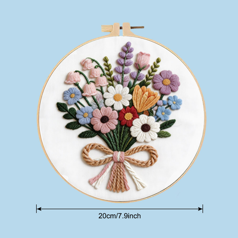 Kits de point de croix, fleur  - Embroidery Guide Paper avis et prix