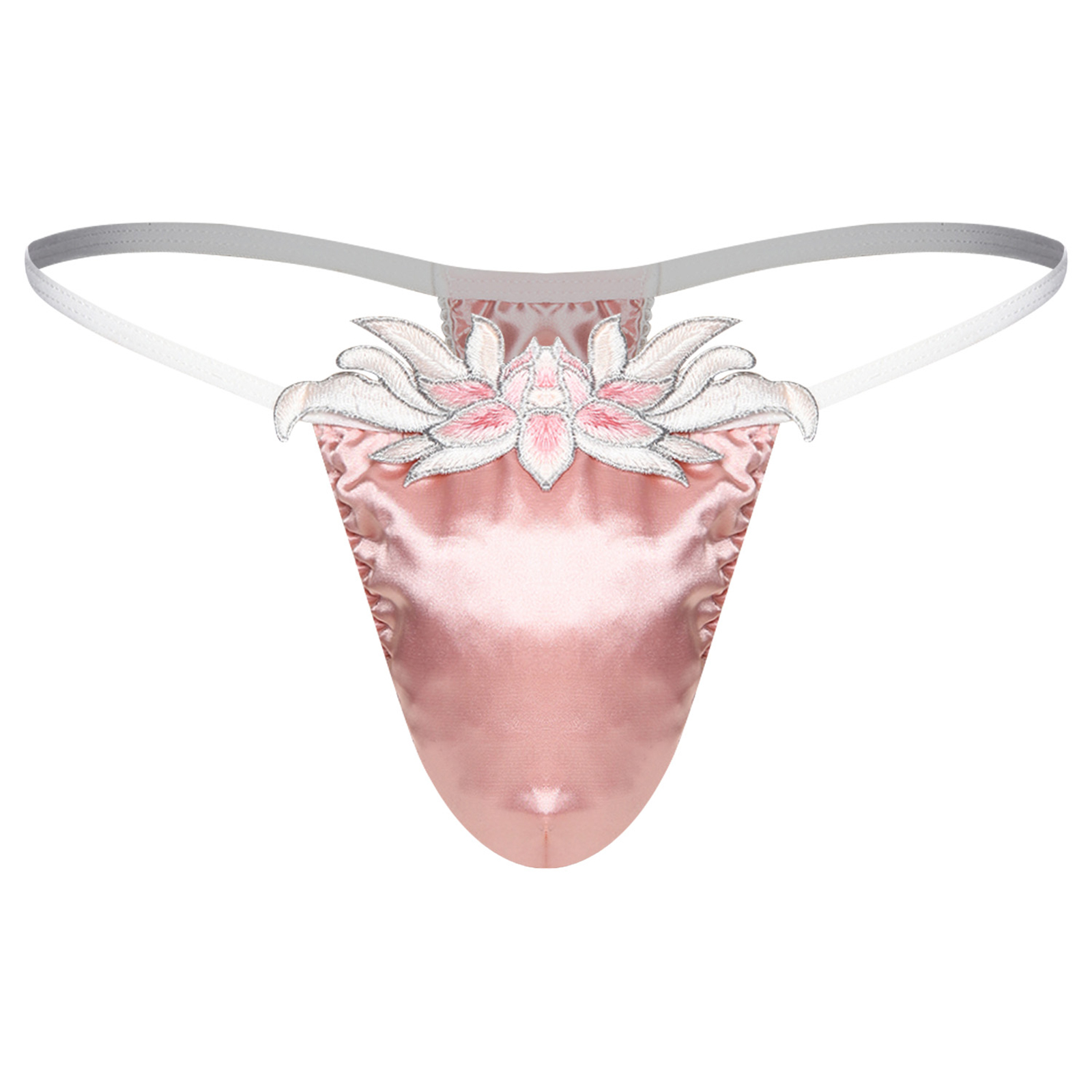 Sissy T-back Thongs Underwear  - Embroidery Underwear avis et prix