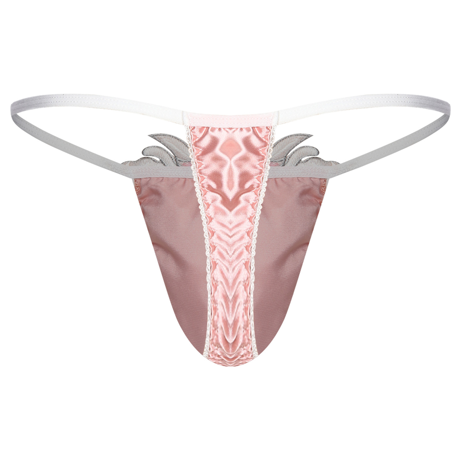 Sissy T-back Thongs Underwear  - Embroidery Underwear avis et prix