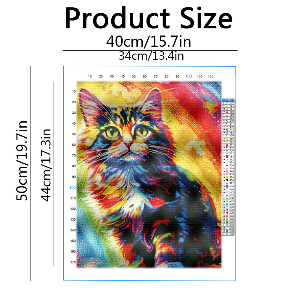 Kit de broderie au point de cr - Embroidery Guide Paper avis et prix
