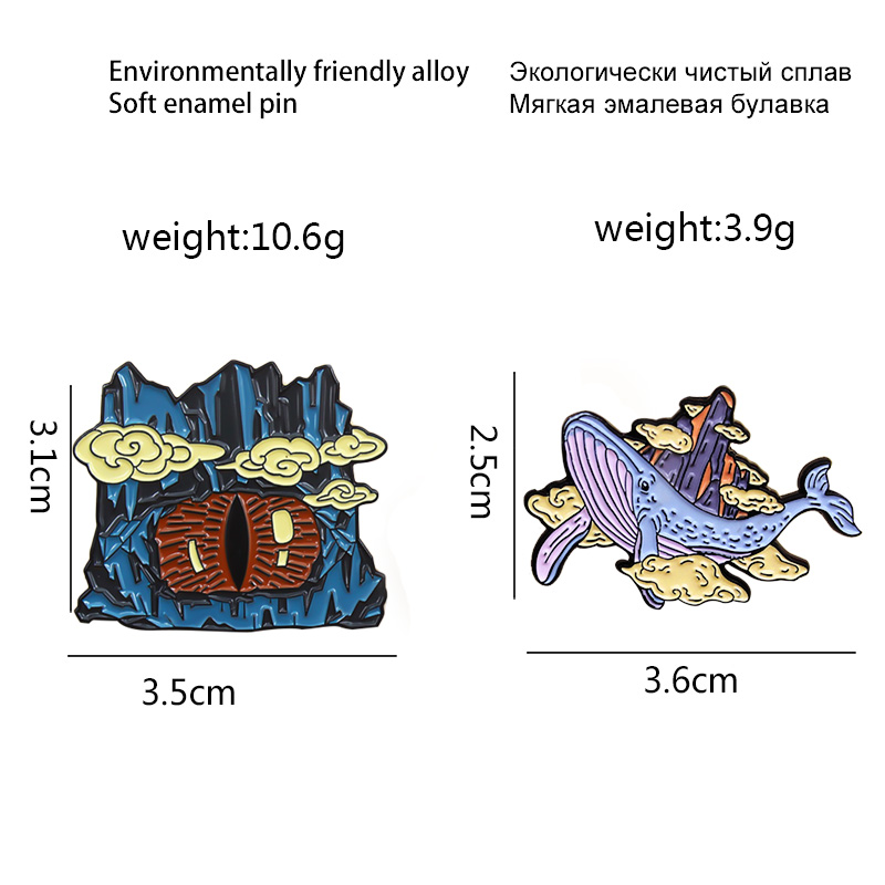 Broche en Émail avec Motif de  - Embroidery Whale avis et prix