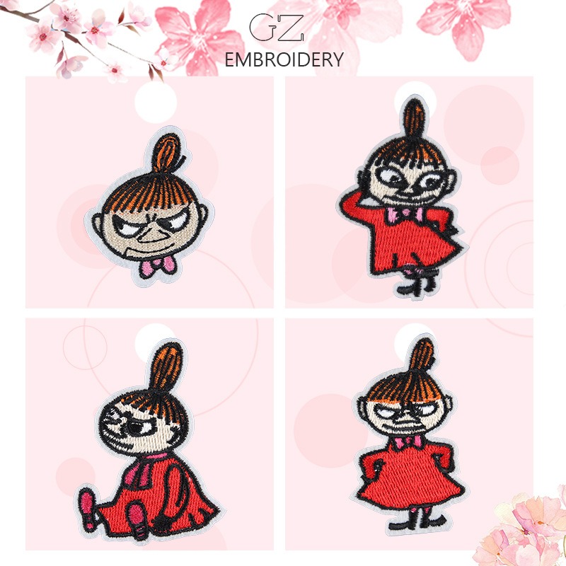 Patchs brodés Moomin mignons d - Embroidery Patches avis et prix