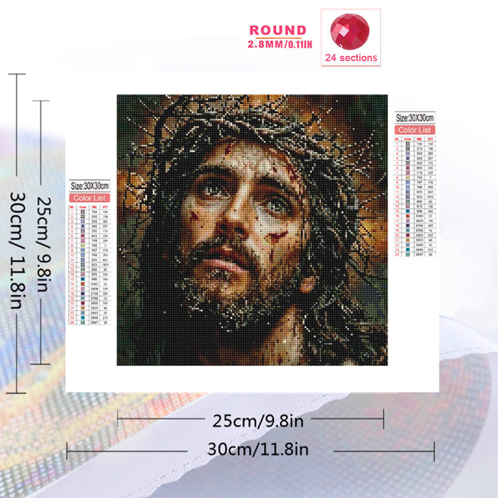 Evershine diamant peinture chi - Embroidery Jesus avis et prix