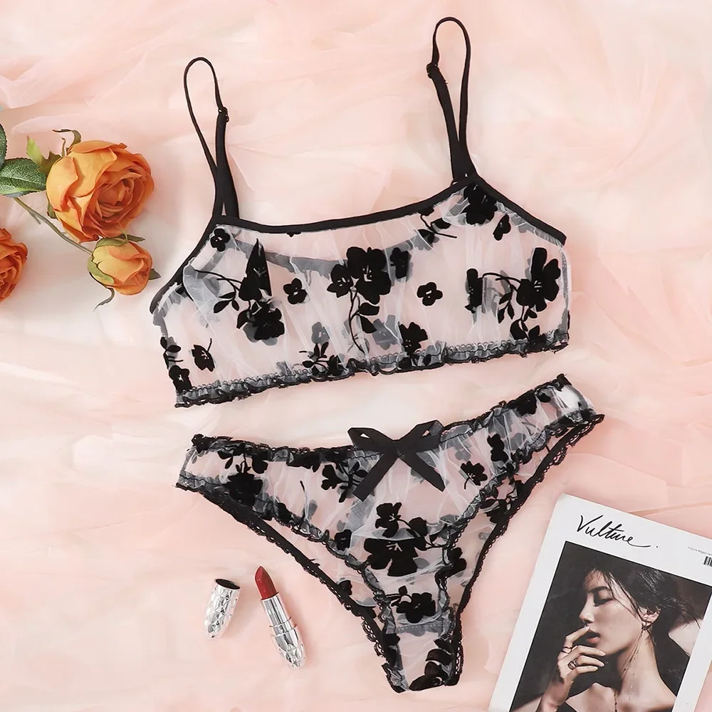 Nouveaux sous-vêtements Sexy p - Embroidery Underwear avis et prix