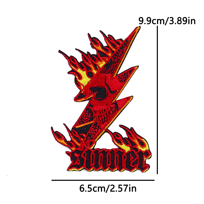 Patch brodé tête de crâne, pat - Embroidery Design 3D avis et prix