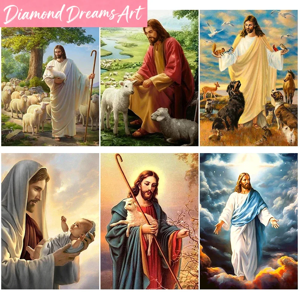 Peinture Diamant Chrétienne DI - Embroidery Jesus avis et prix