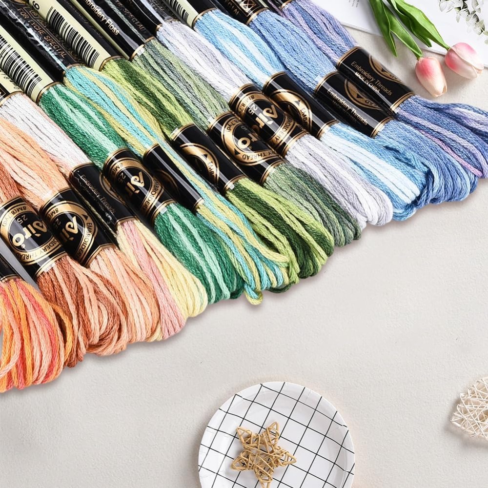 12 écheveaux de fil à broder e - Embroidery Floss avis et prix