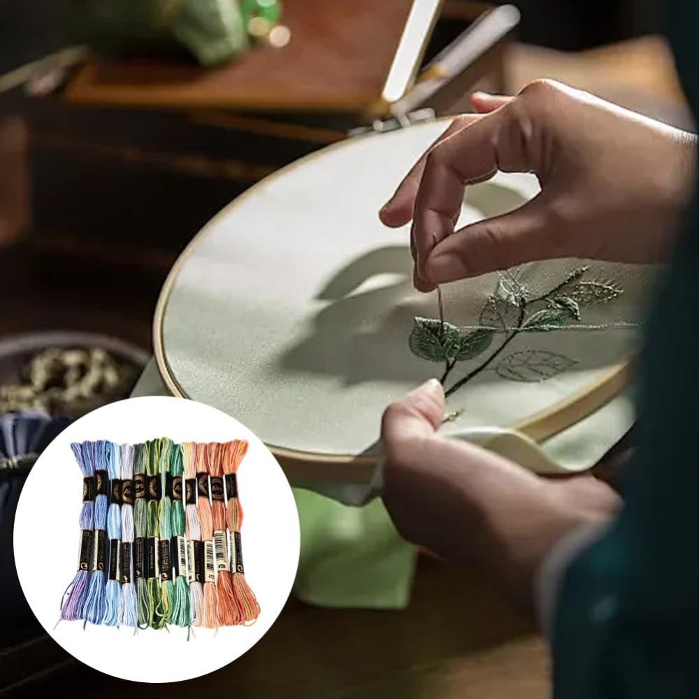 12 écheveaux de fil à broder e - Embroidery Floss avis et prix