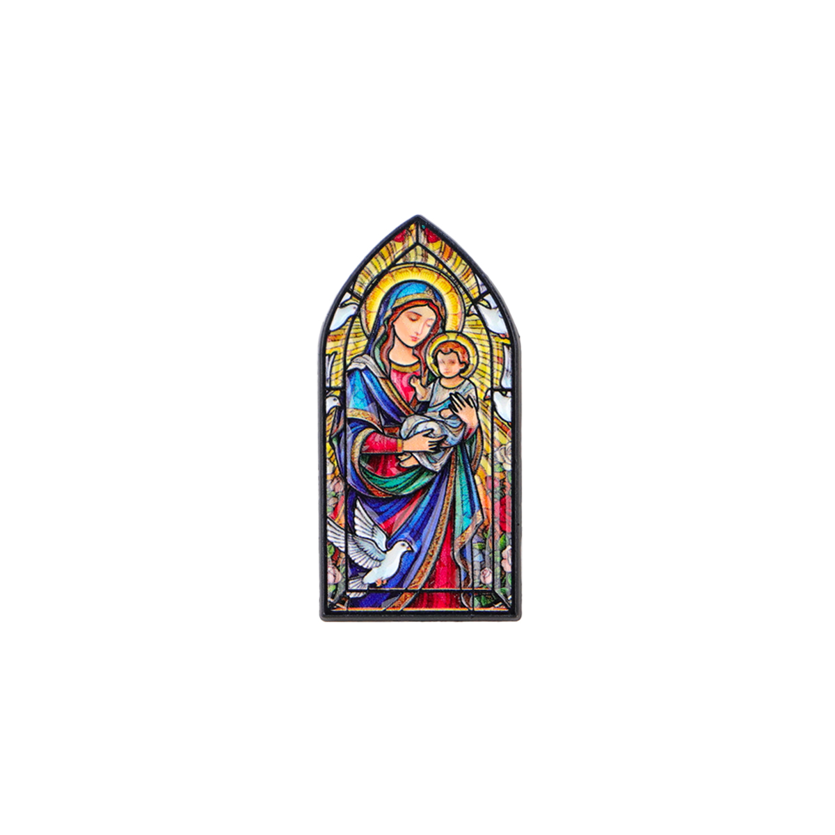 Broche en émail Vierge Marie e - Embroidery Jesus avis et prix