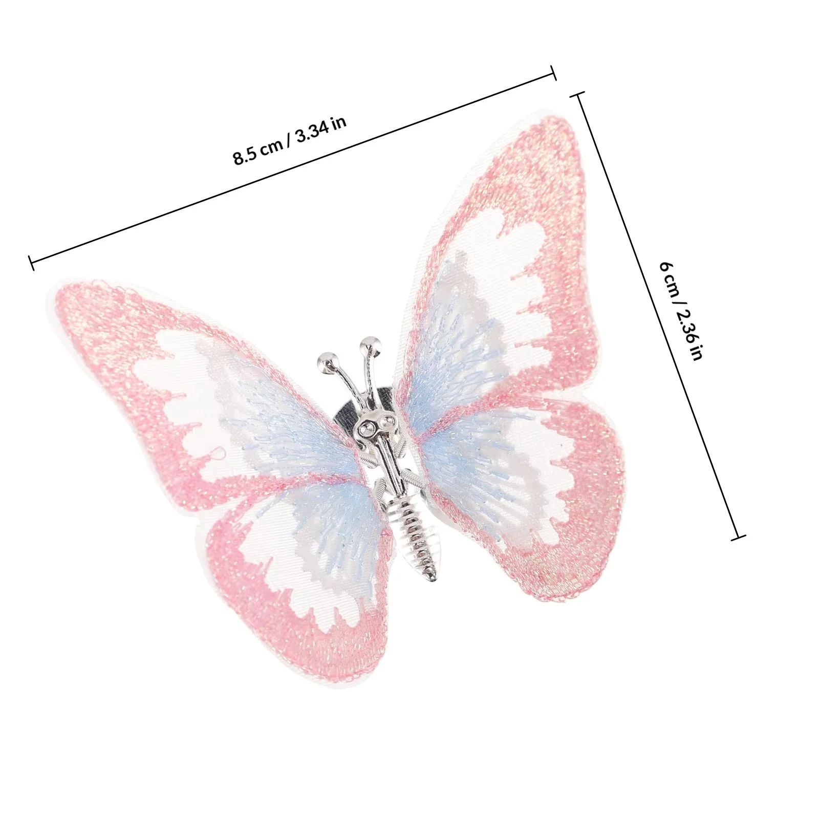 6/12 PIÈCES Broderie Papillon  - Embroidery Design 3D avis et prix