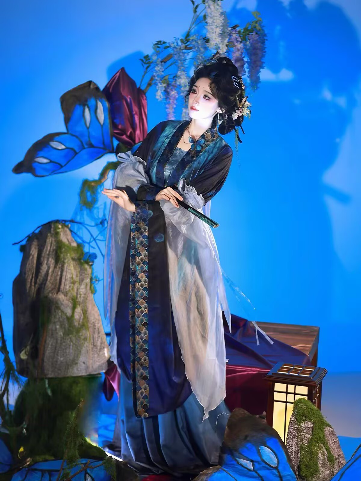 Hanfu pour femmes de la dynast - Embroidery Gradient avis et prix
