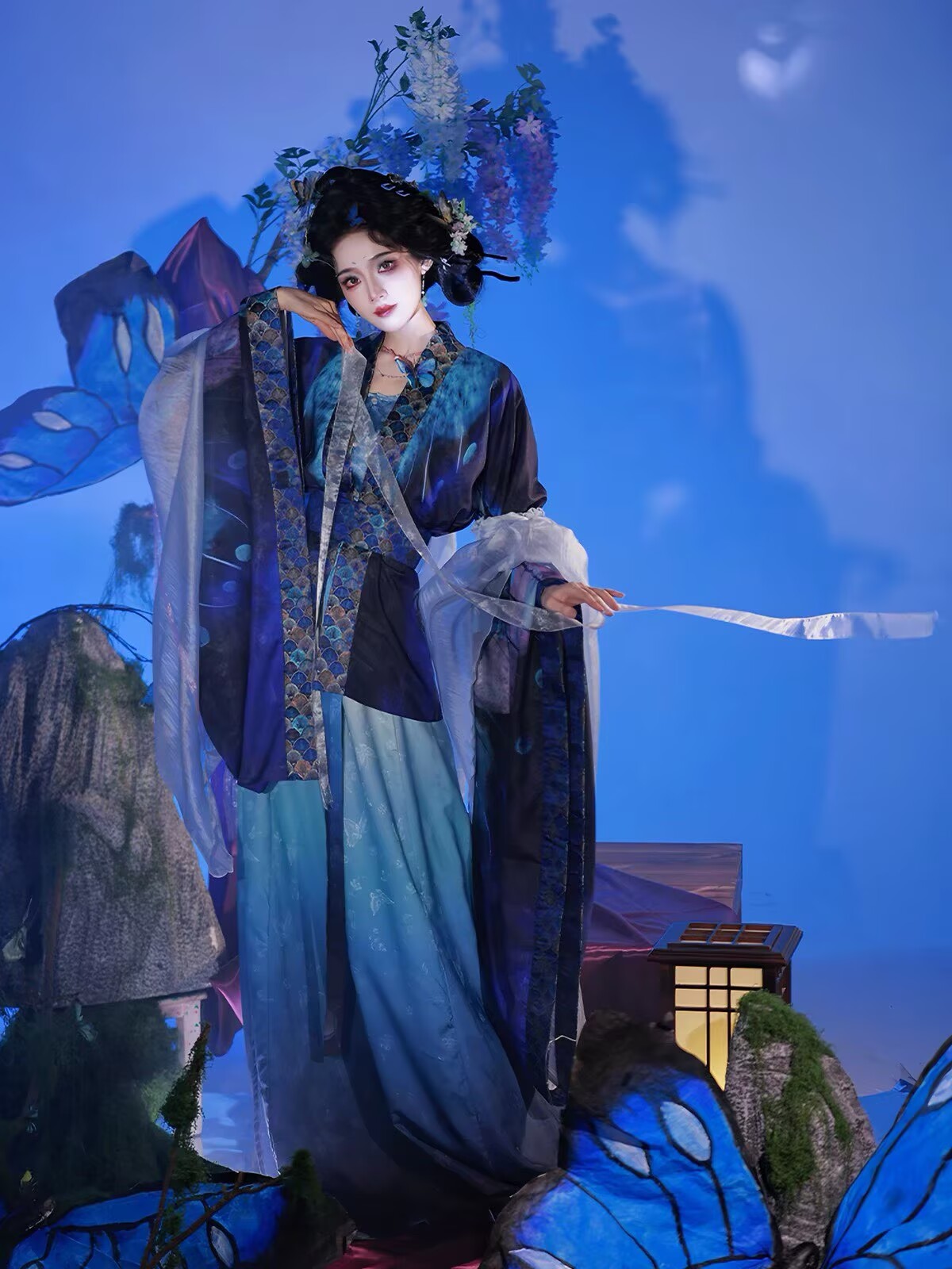 Hanfu pour femmes de la dynast - Embroidery Gradient avis et prix
