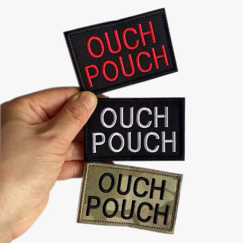 Patchs brodés 8*5CM OUCH POUCH - Embroidery Backpack Kit avis et prix