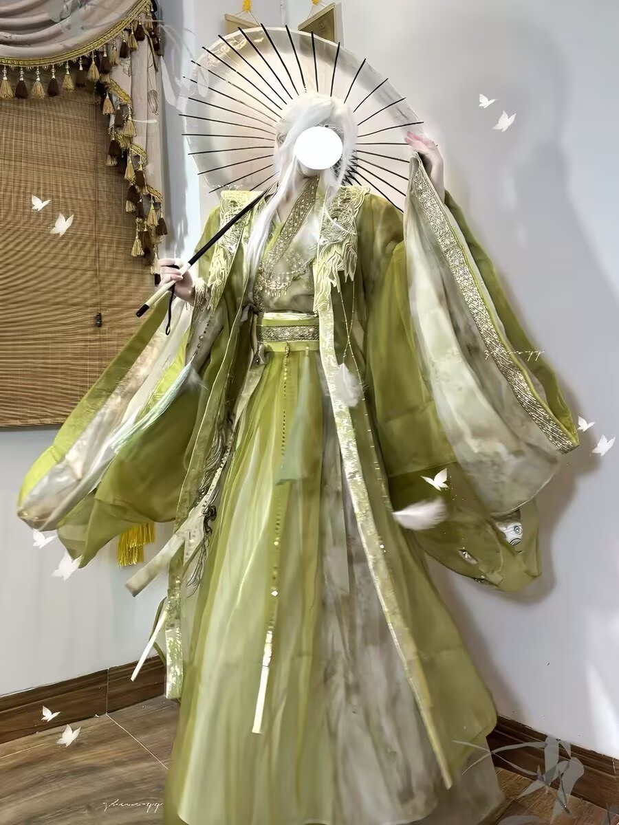 Tenue Hanfu de l'épée-femme Wu - Embroidery Gradient avis et prix