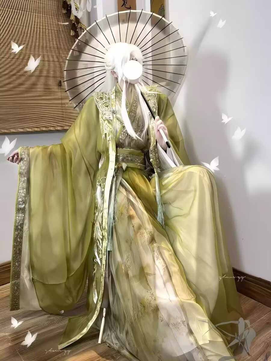 Tenue Hanfu de l'épée-femme Wu - Embroidery Gradient avis et prix
