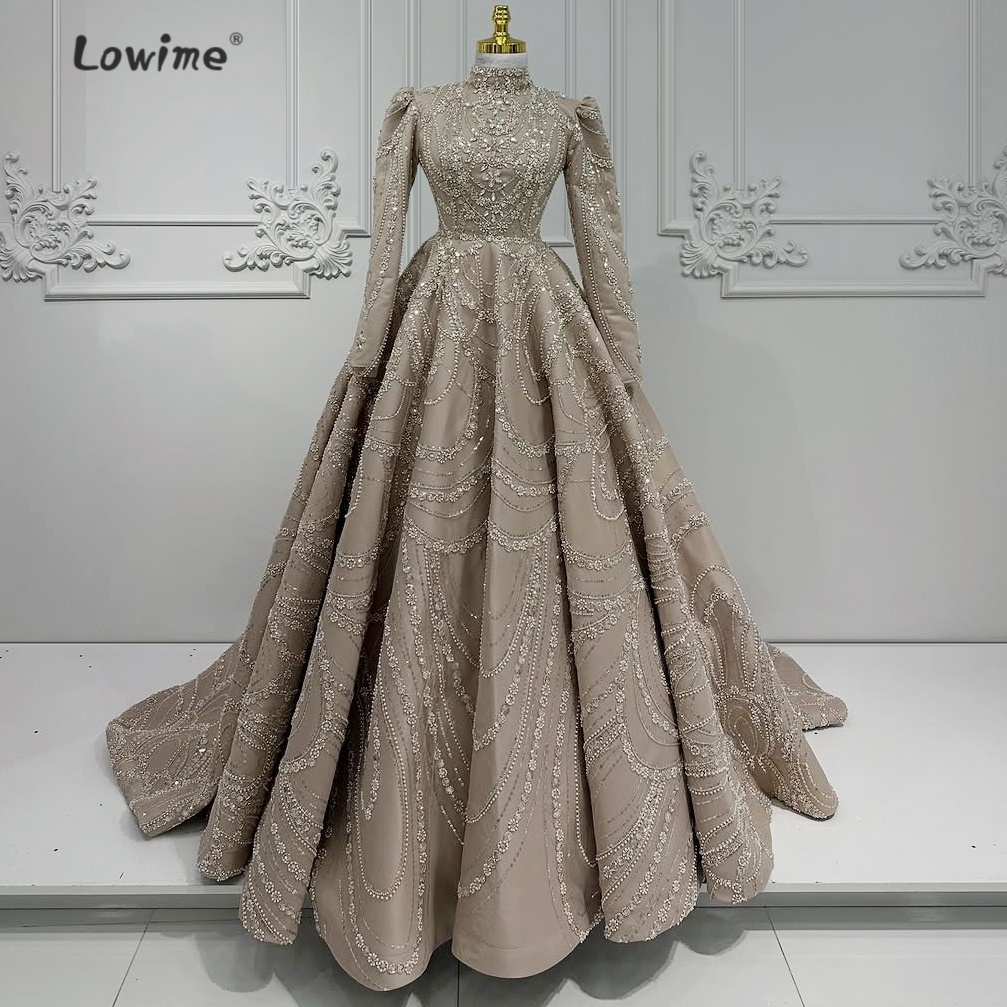 Robe de soirée musulmane rétro - Embroidery Organza avis et prix