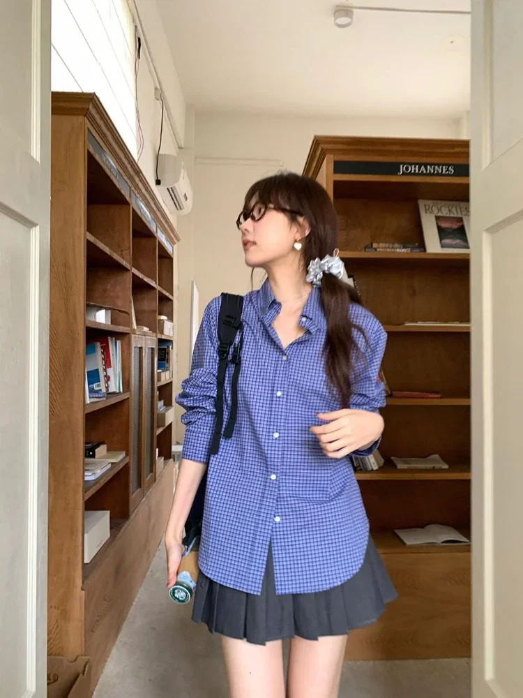 Chemises à carreaux bleues Vin - Embroidery Jersey avis et prix