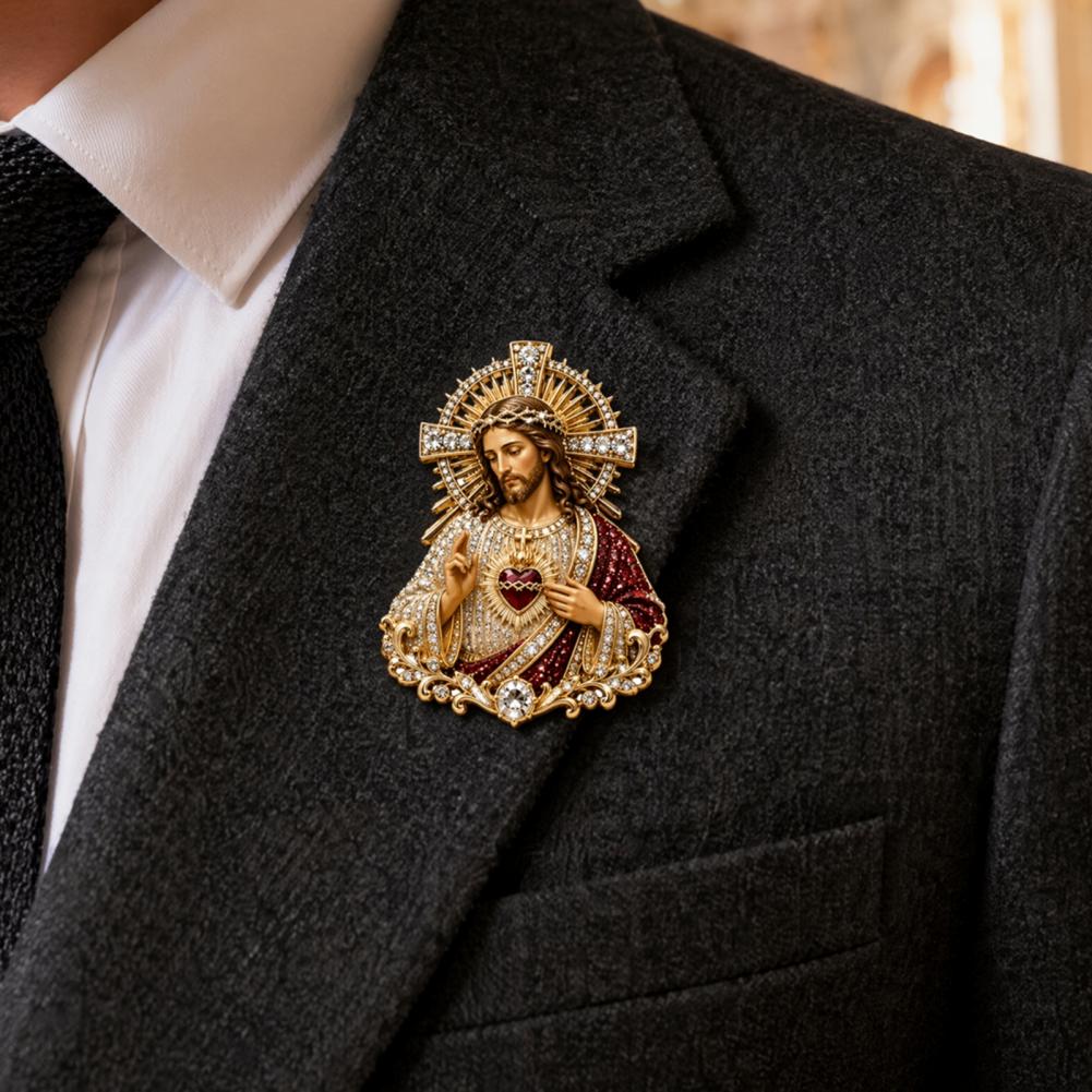 Broche de foi chrétienne, Broc - Embroidery Jesus avis et prix
