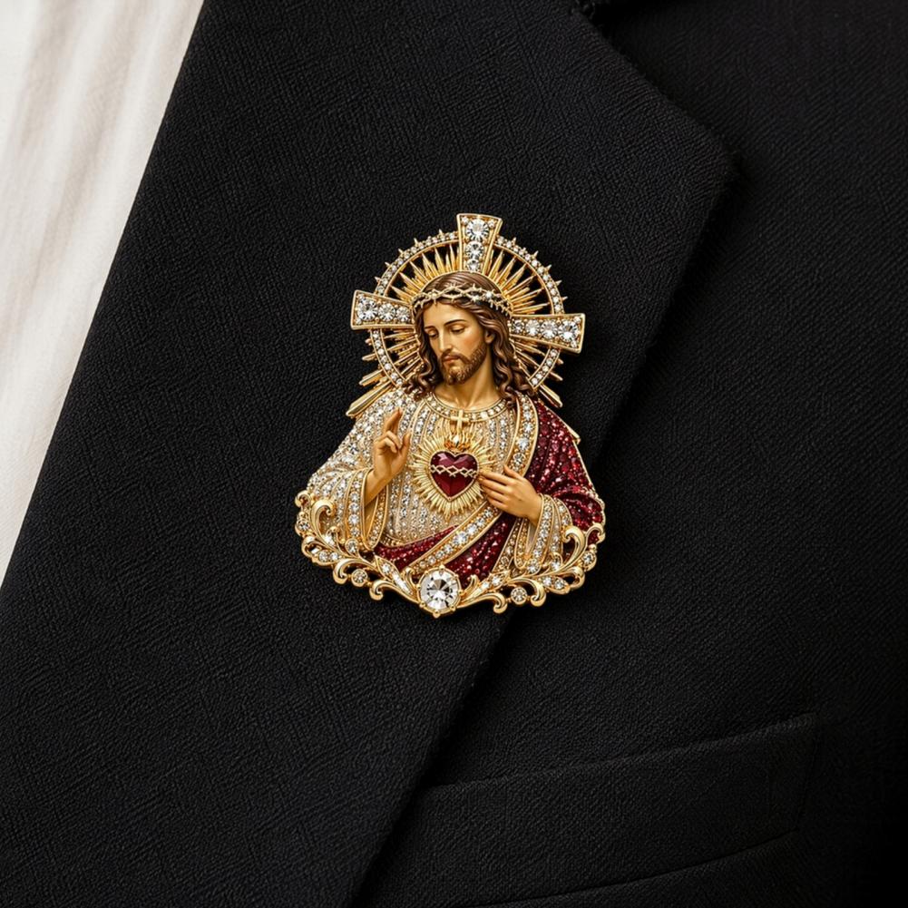 Broche de foi chrétienne, Broc - Embroidery Jesus avis et prix