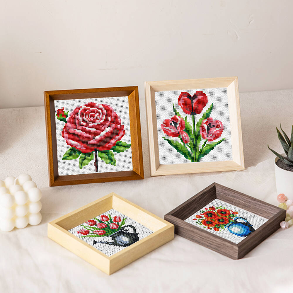 Evershine 8 pièces Mini Motif  - Embroidery Design Patterns Flowers avis et prix