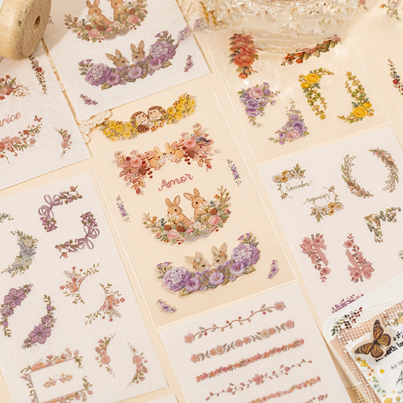 Mr.Paper 20 autocollants décou - Embroidery Journal Book avis et prix
