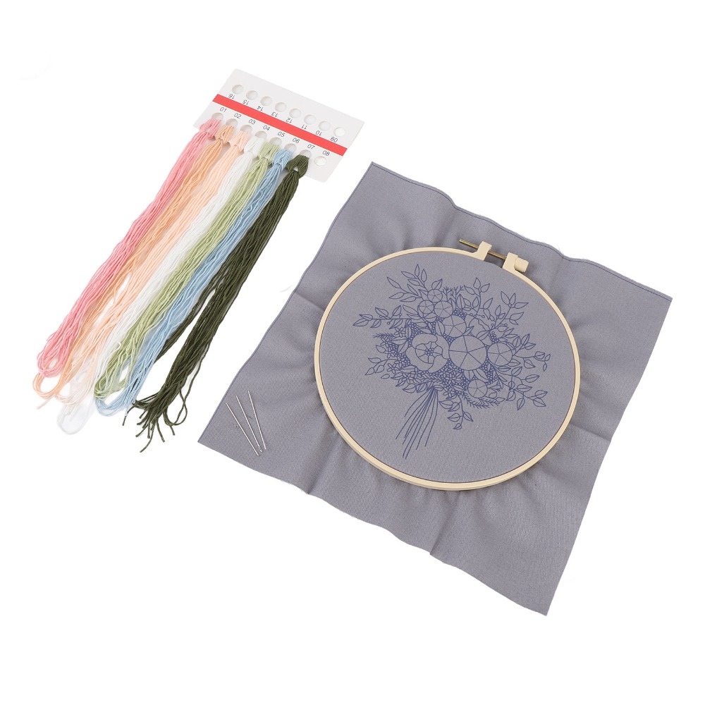 Kit de broderie pour débutants - Embroidery Design Patterns Flowers avis et prix