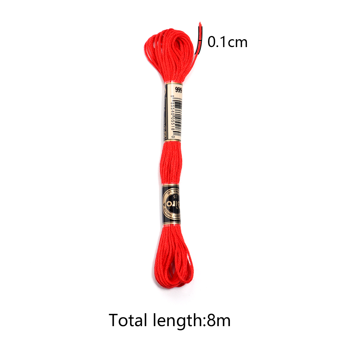 Fil à broder multicolore en Po - Embroidery Floss avis et prix
