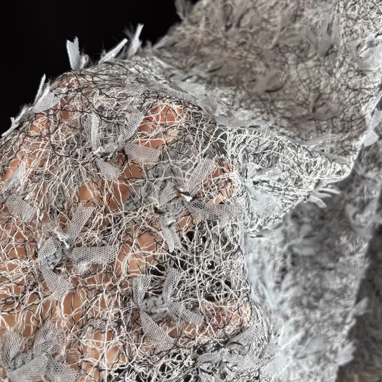 Tissu brodé 3D avec nœuds, 1 y - Embroidery Design 3D avis et prix