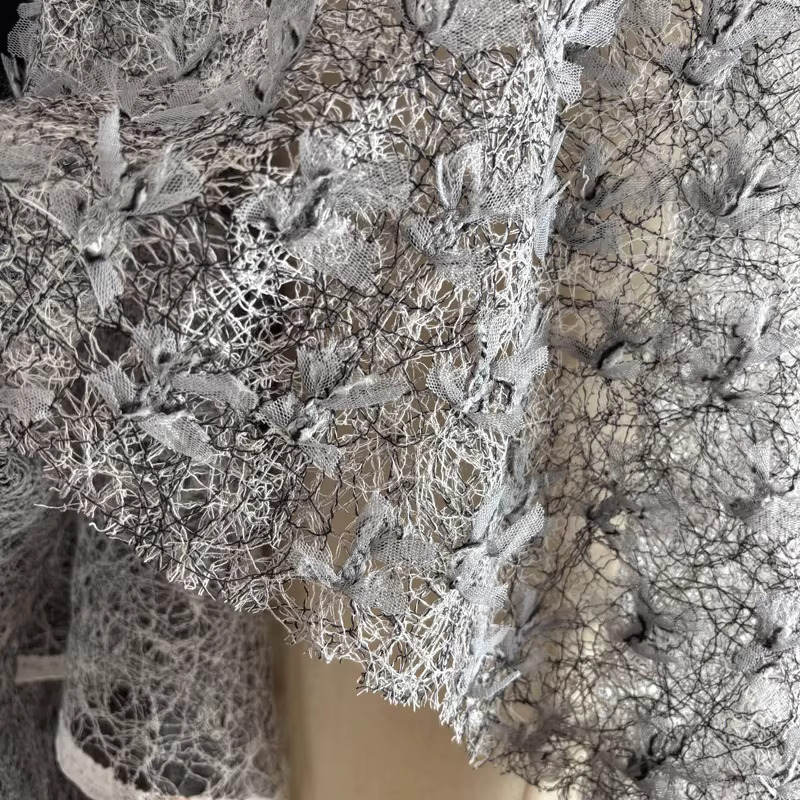 Tissu brodé 3D avec nœuds, 1 y - Embroidery Design 3D avis et prix