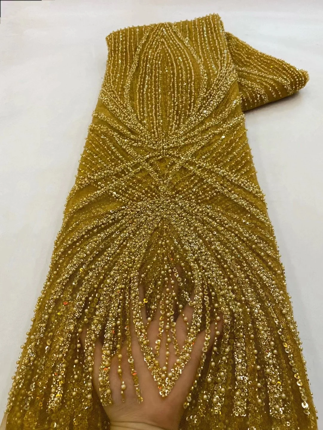 2 yards de tissu en dentelle p - Embroidery Gradient avis et prix