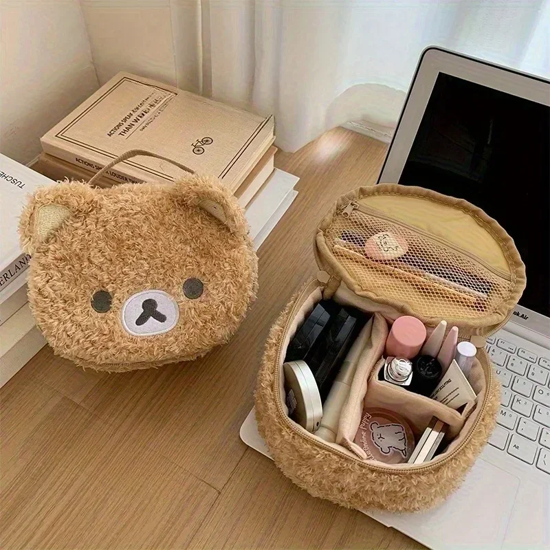 Sac à maquillage en peluche mi - Embroidery Design 3D avis et prix