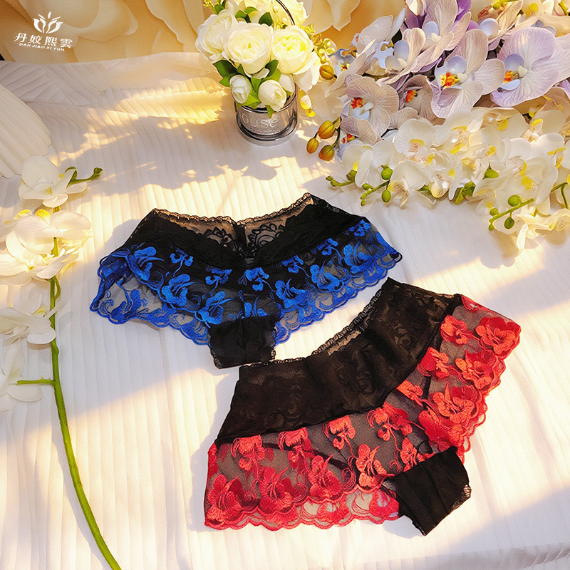 【1 pièce】lingerie femme ultra  - Embroidery Underwear avis et prix