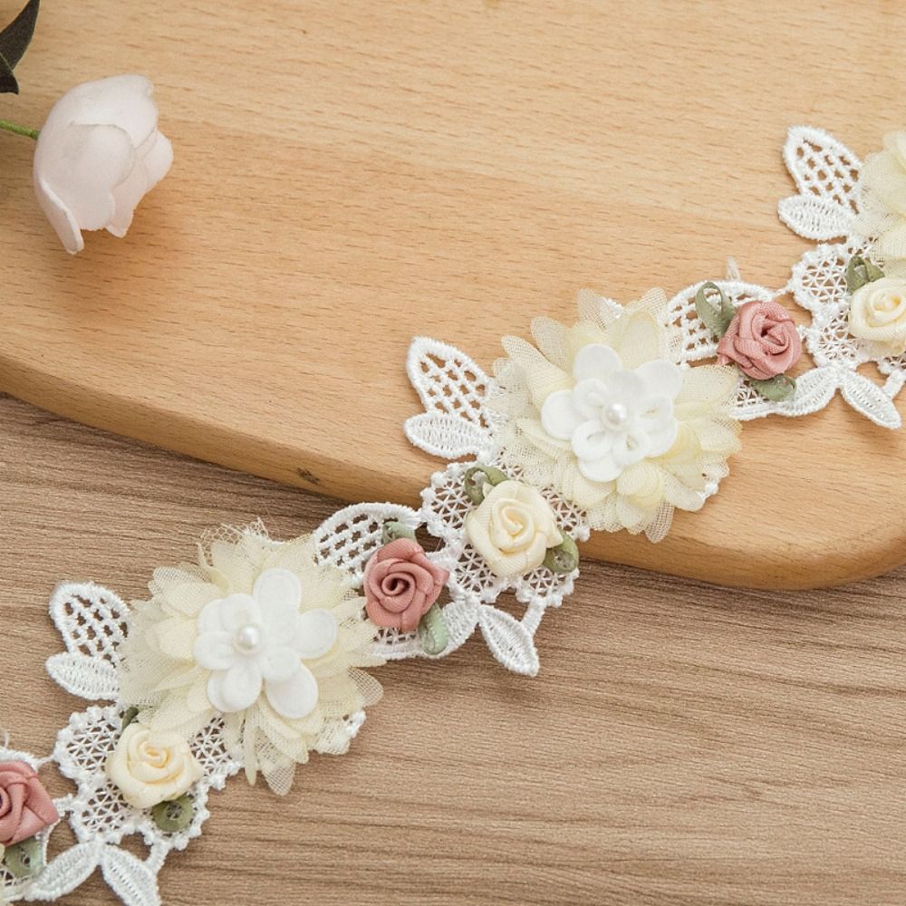 Dentelle brodée 3D motif flora - Embroidery Design 3D avis et prix