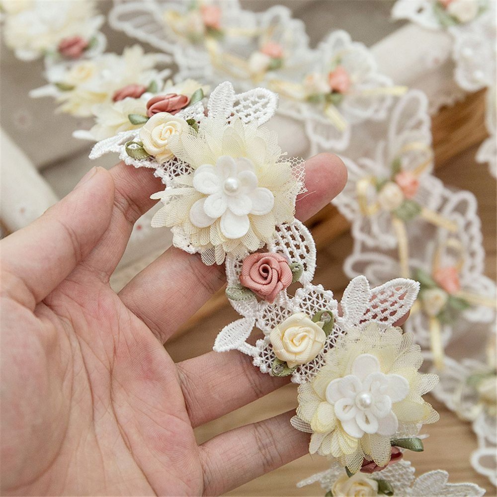 Dentelle brodée 3D motif flora - Embroidery Design 3D avis et prix