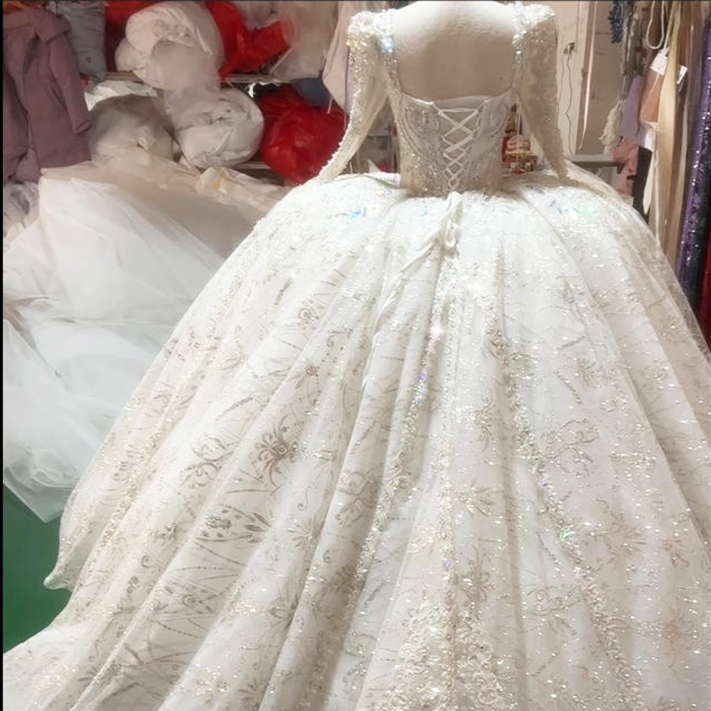 Robe Boda robe civile col carr - Embroidery Organza avis et prix