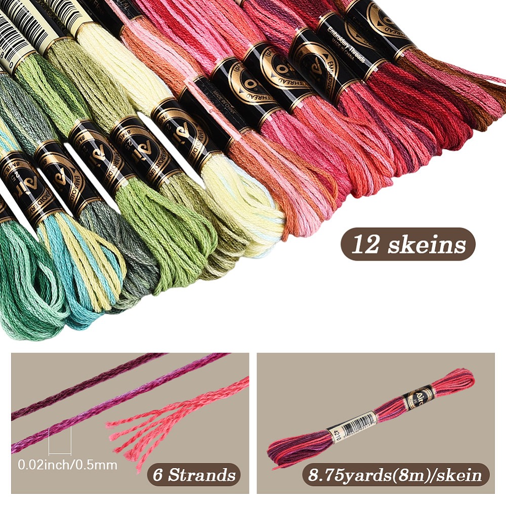 Fil à broder 6 brins de 105 ya - Embroidery Floss avis et prix