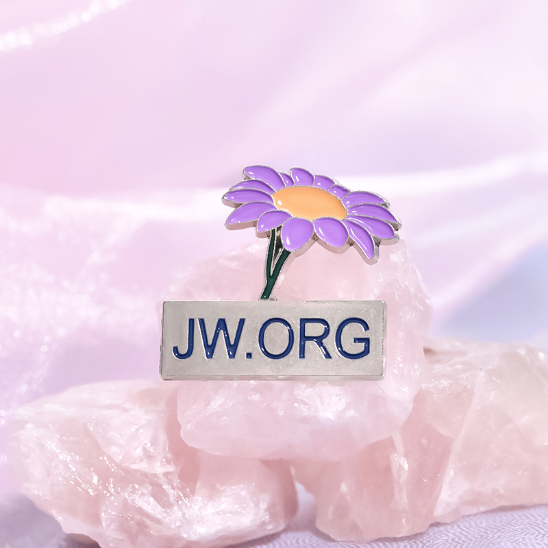 JW.ORG Épingles en émail Fleur - Embroidery Jesus avis et prix
